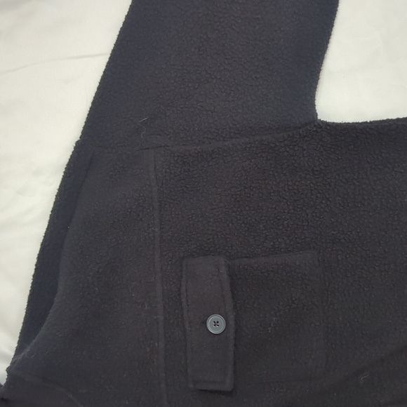 Pacsun Hooded Polar Fleece Shacket, Color Black Size M/L - Picture 10 of 16